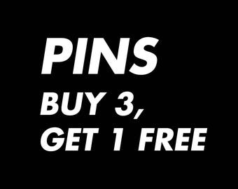 Buy 3 Get 1 Free Pin // Enamel Pins // Enamel Pin // Cute Pins // Funny Pins // Cool Pin // Fun Pins // Original Pins // Creative Pins