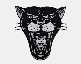 Infinity Panther Iron On Patch // Large Back patch // Panther Patches//  Iron On //  Gift ideas // Embroidered Patch // Tattoo