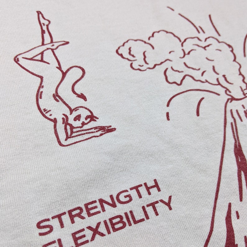 Hot Yoga T-Shirt // Satan's hot yoga // Tee // Graphic Shirt // Natural Shirt // Gift for Him // Graphic tee // Cool Shirt // Fun Shirt image 6