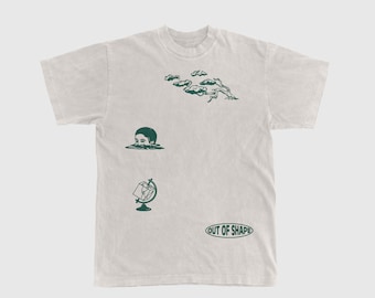Out of Shape T-Shirt // Tee // Graphic Shirt // Natural Shirt // Gift for Him // Graphic tee // Cool Shirt // Fun Shirt