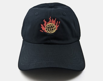 Burning Cap // Dad Hat // Pattern // Fun // Hats // Caps