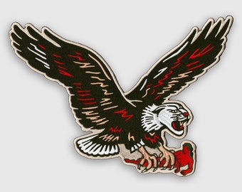 Griffin Iron On Patch // Large Back patch // Patches//  Iron On //  Gift ideas // Embroidered Patch // Laser