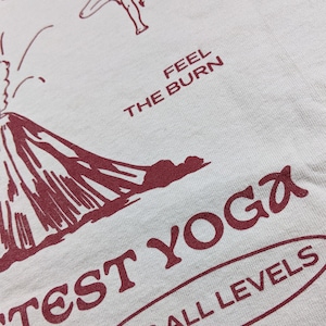 Hot Yoga T-Shirt // Satan's hot yoga // Tee // Graphic Shirt // Natural Shirt // Gift for Him // Graphic tee // Cool Shirt // Fun Shirt image 4