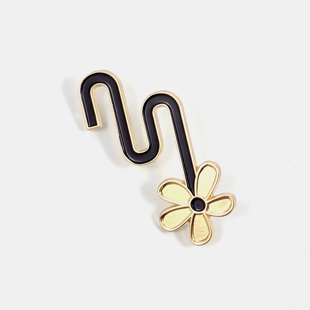 Flower Pin// Magic // Falling Pin // Cute Pin // Pins // Enamel Pin ...