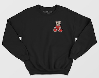 Hell on Earth Sweatshirt // Embroidery // Crewneck // Graphic Shirt // Black Shirt  // Graphic tee // Car // Ethical