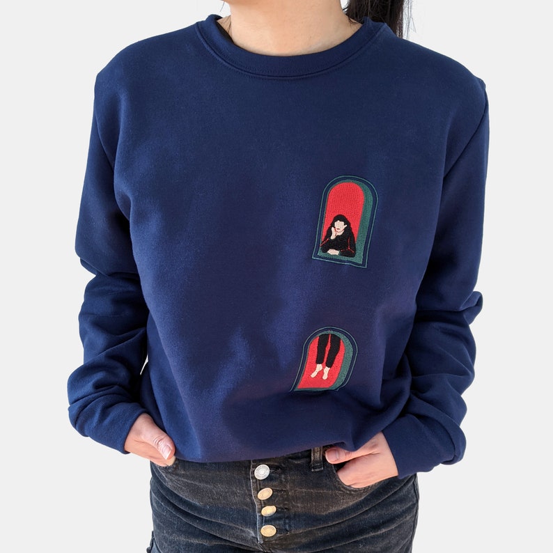 Window Watcher Sweatshirt // Embroidery // Crewneck // Graphic - Etsy