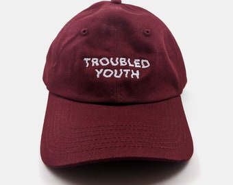 Troubled Youth Cap // Dad Hat // Pattern // Fun // Hats // Caps