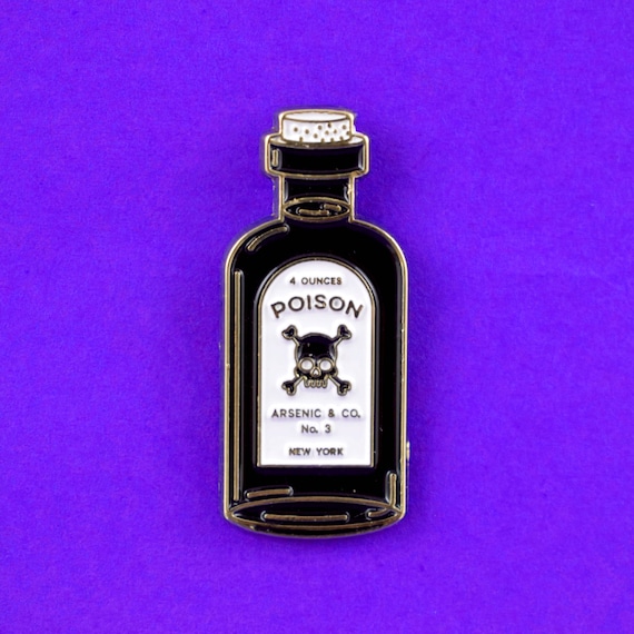 Poison Bottle Soft Enamel Pin // Cute Pin // Pins //  Enamel Pin // Gifts for her // Gift for Him // Gift ideas // Lapel Pin // poison