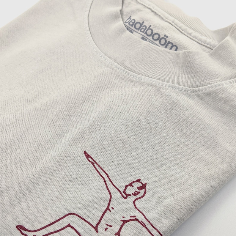 Hot Yoga T-Shirt // Satan's hot yoga // Tee // Graphic Shirt // Natural Shirt // Gift for Him // Graphic tee // Cool Shirt // Fun Shirt image 5