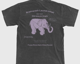 Brainwash T-Shirt // Tee // Graphic Shirt // Natural Shirt // Gift for Him // Graphic tee // Cool Shirt // Fun Shirt