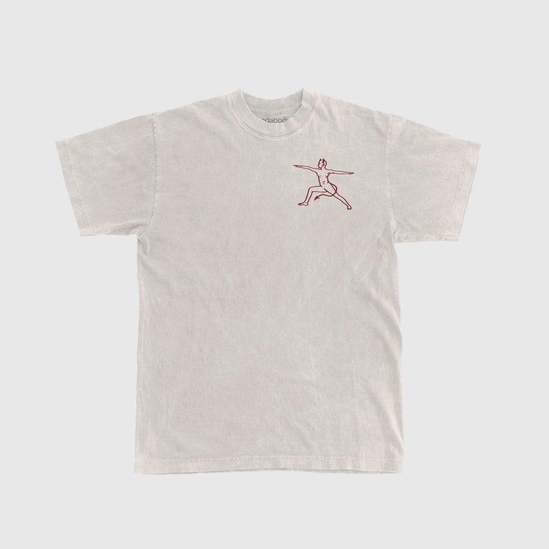 Hot Yoga T-Shirt // Satan's hot yoga // Tee // Graphic Shirt // Natural Shirt // Gift for Him // Graphic tee // Cool Shirt // Fun Shirt image 2