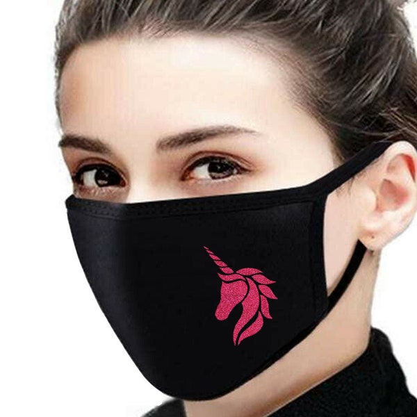 Unicorn Face Mask Adult Etsy