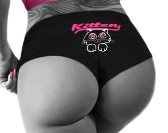 Braguitas de gatito lindas Braguitas de gatito divertidas Braguitas de gato Despedida de soltera Regalo de novia Braguitas Ropa interior de mujer