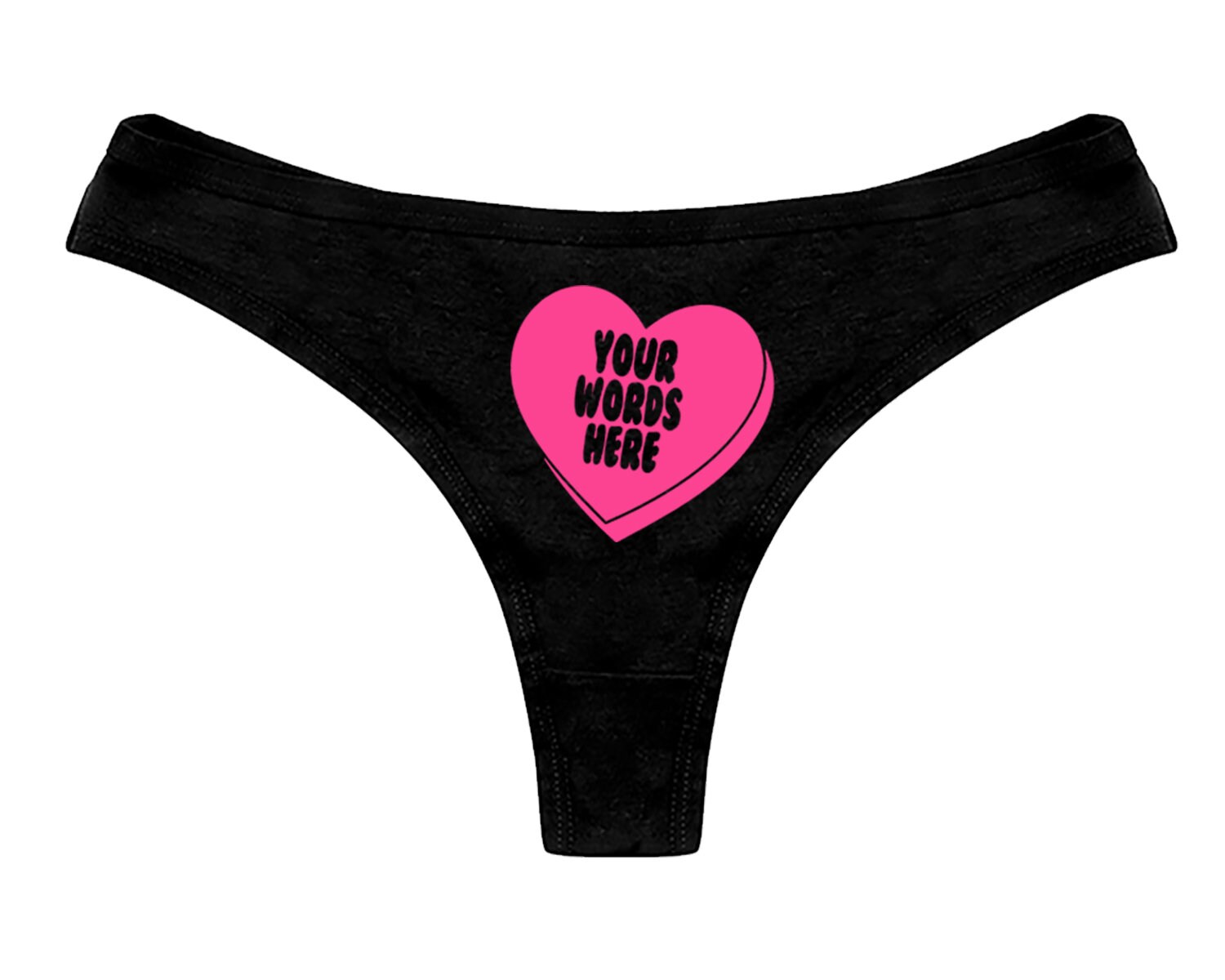 panties with naughty words