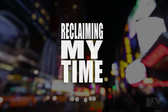 Reclaiming My Time Vinyl Decal Sticker Laptop Sticker Car Decals  Appliance Window Sticker