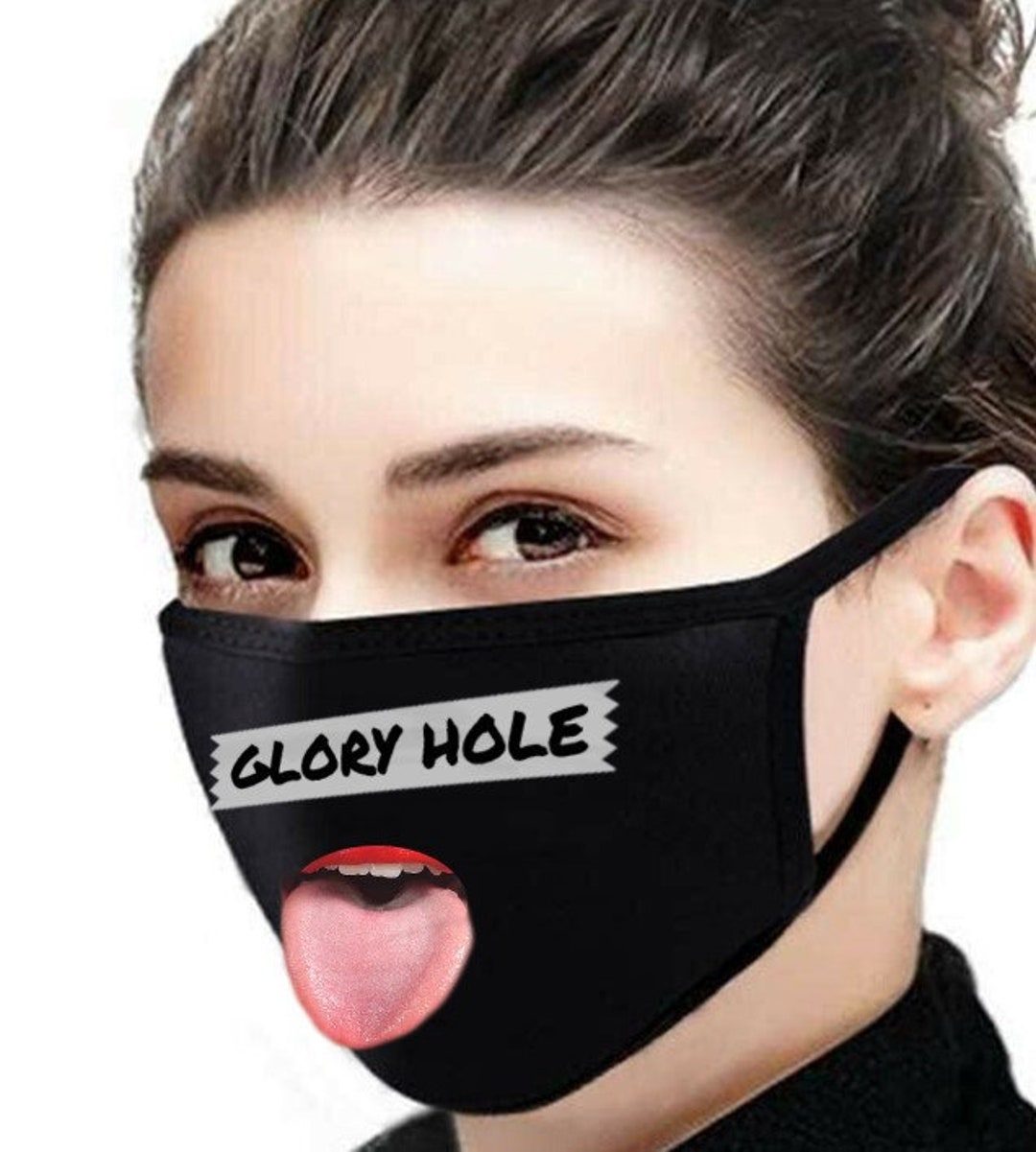 Glory Hole Mask Gag Gift Funny Face Mask Glory Hole