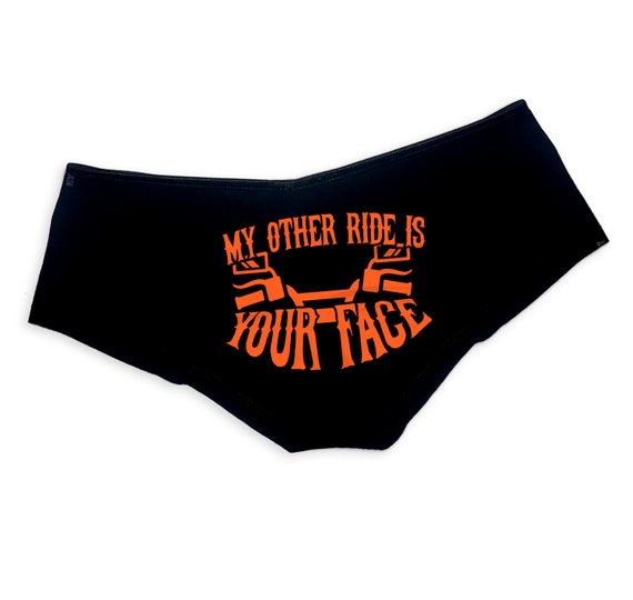 My Other Ride is Your Face Panties Naughty Funny Sexy Biker Babe Chick  Bachelorette Party Gift Panty Motorcycle Womens Underwear -  Canada
