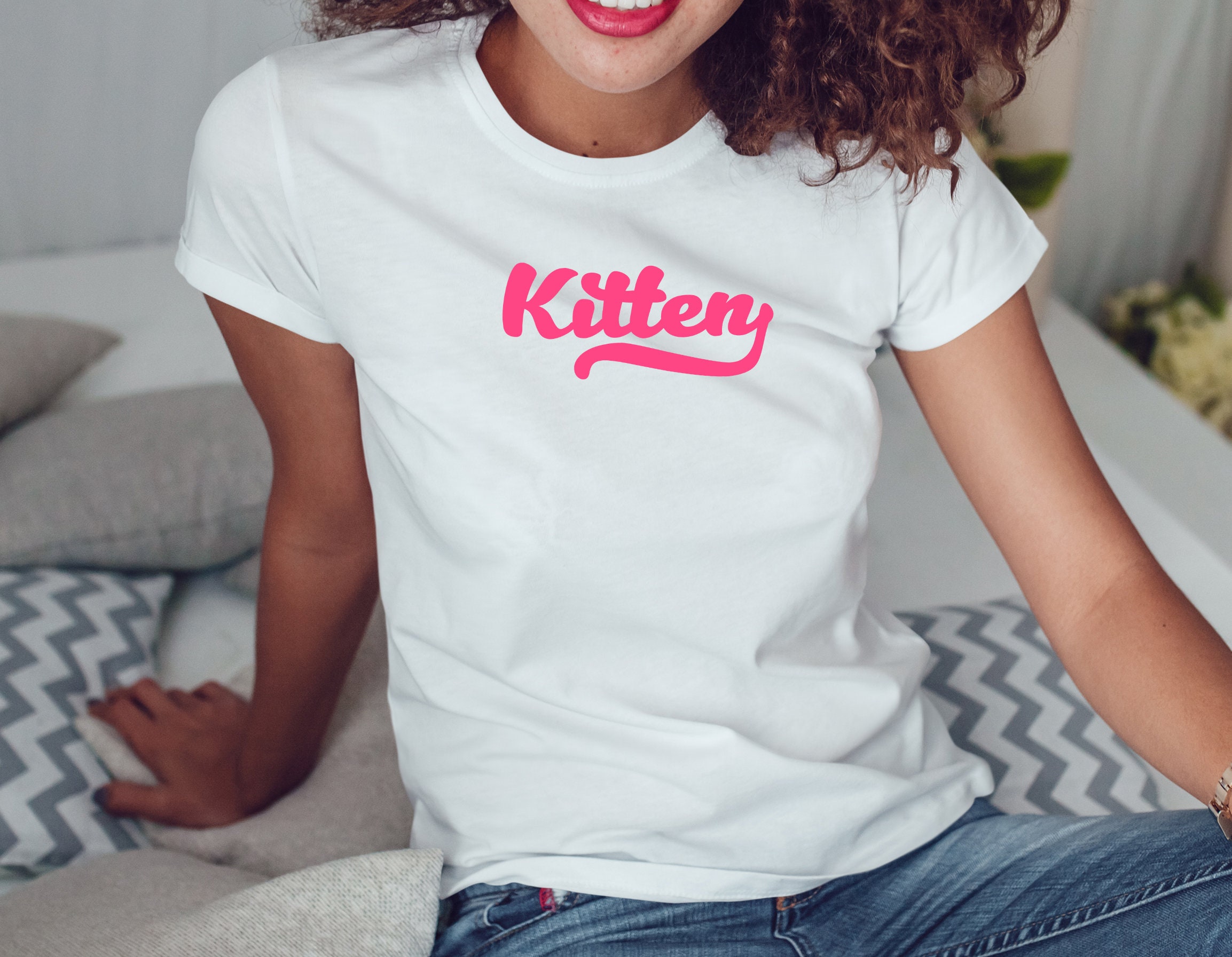 Kitten Shirt, Womens Tee Shirt