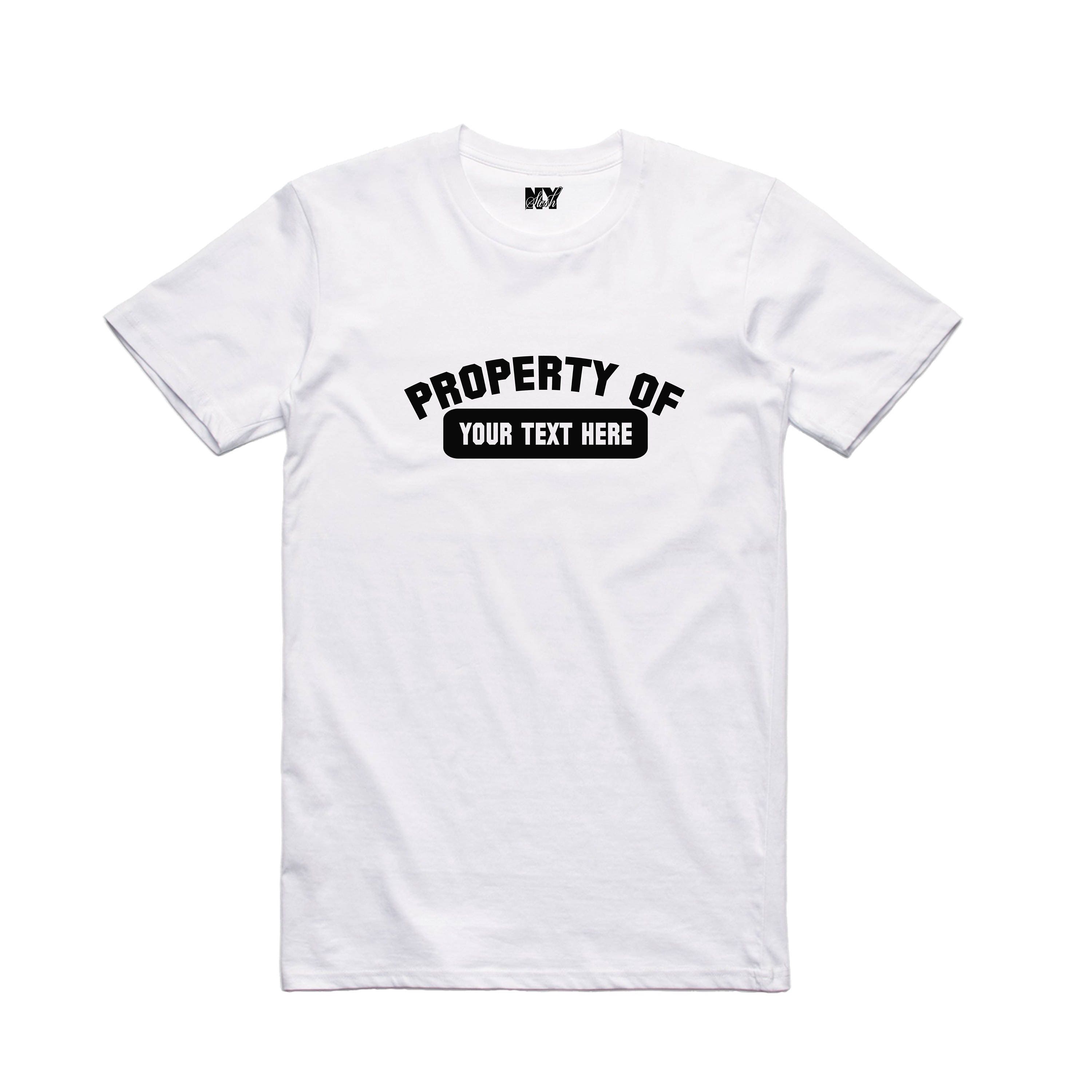 Custom Personalized Property Of Shirt Personalized, Customized Mens Tee ...