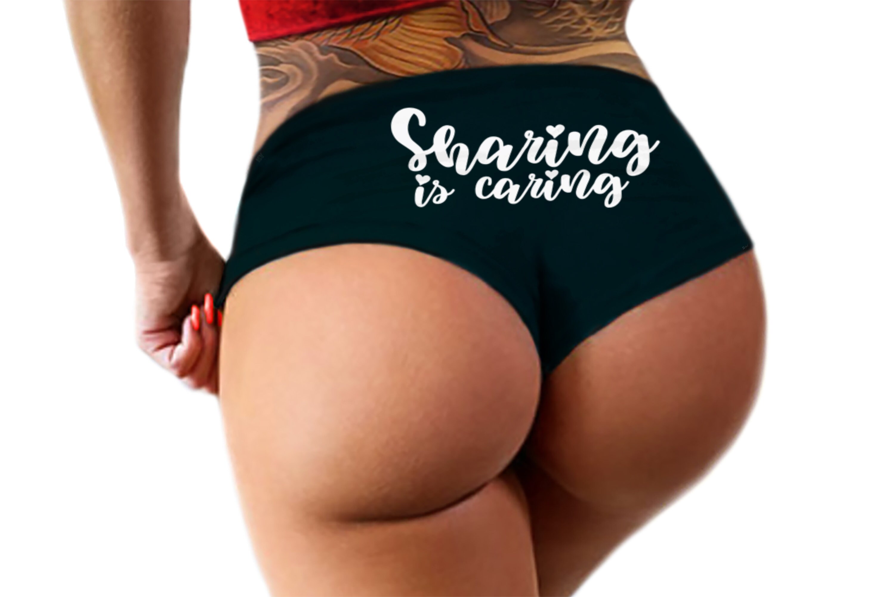 Sharing is Caring Panties Sexy Swinger Funny Slutty