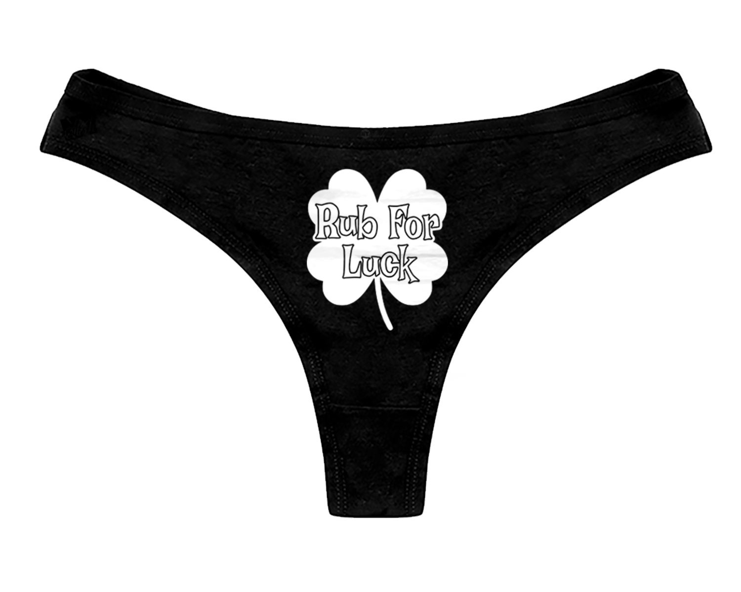 Rub For Luck Clover Panties St Patricks Day Funny Irish Sexy Naughty ...
