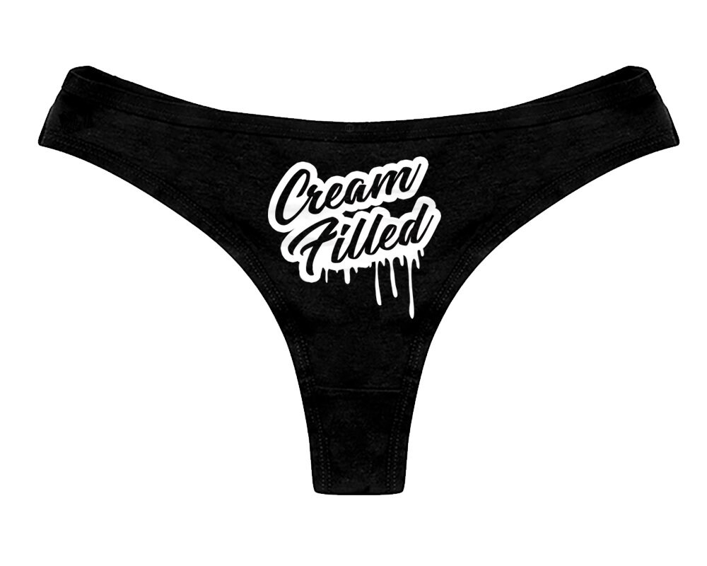 Cream Filled Panties Sexy Funny Slutty Creampie Bachelorette Etsy