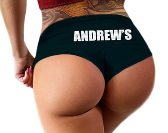 Custom Panties Personalized With Your Words Custom Printed Panties Customized Booty Womens Underwear
