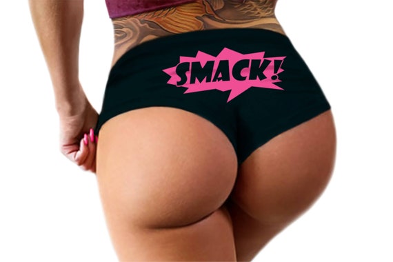 SMACK Panties  Funny  Panties Booty Bachelorette Party Bridal Gift Booty Womens Underwear