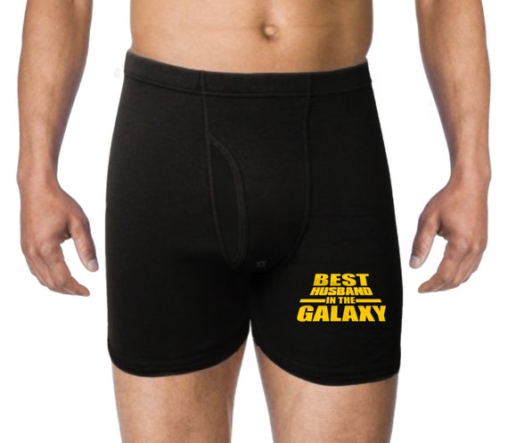 Best Husband In The Galaxy Underwear Gift For Him Boyfriend Husband Groom Dad Anniversary Valentines Day Fathers Day Boxer Briefs Underwear