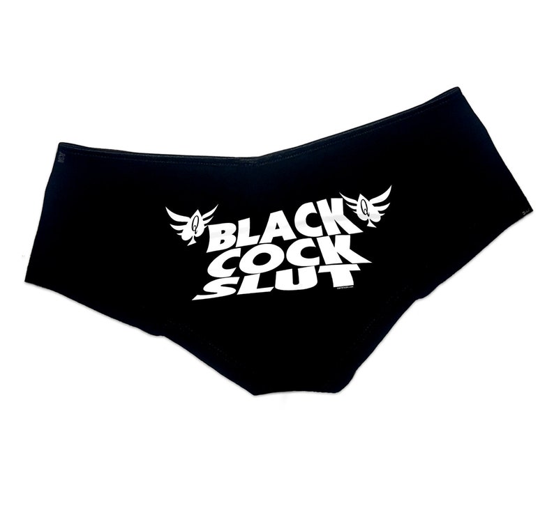 Queen Of Spades Panties Black Cock Slut Bbc Panties Booty Sexy Etsy 