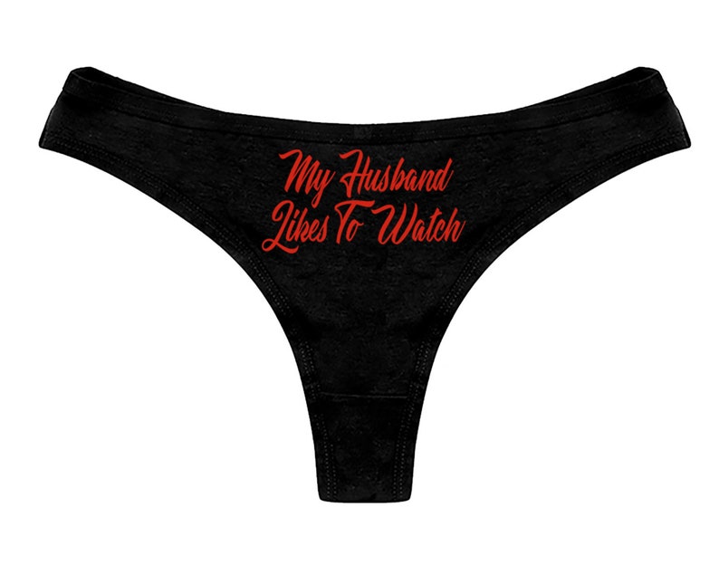 husband wearing wifes underwear