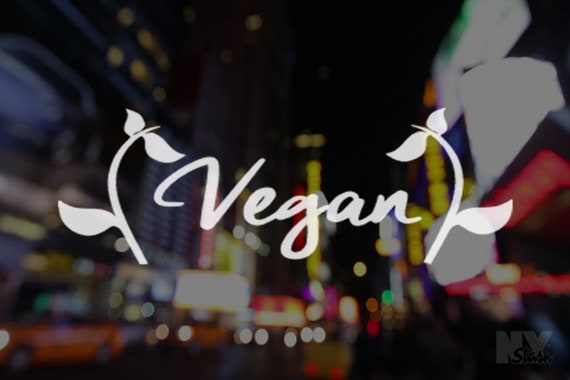 Vegan Decal Laptop Sticker Car Decals  Appliance Funny Decal Window Sticker