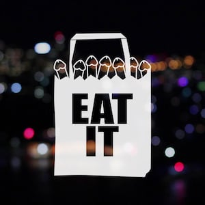 Eat A Bag Of Dicks Vinyl Decal Sticker Laptop Sticker Car Decals  Appliance Window Sticker