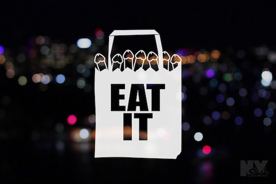 Eat A Bag Of Dicks Vinyl Decal Sticker Laptop Sticker Car Decals  Appliance Window Sticker