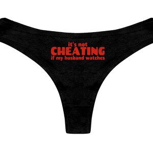 Its Not Cheating If My Husband Watches Panties Hotwife Cuckold Naughty