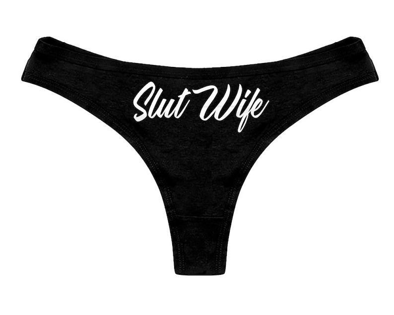 Slut Wife Panties Hotwife Cuckold Queen Of Spades Sexy Etsy