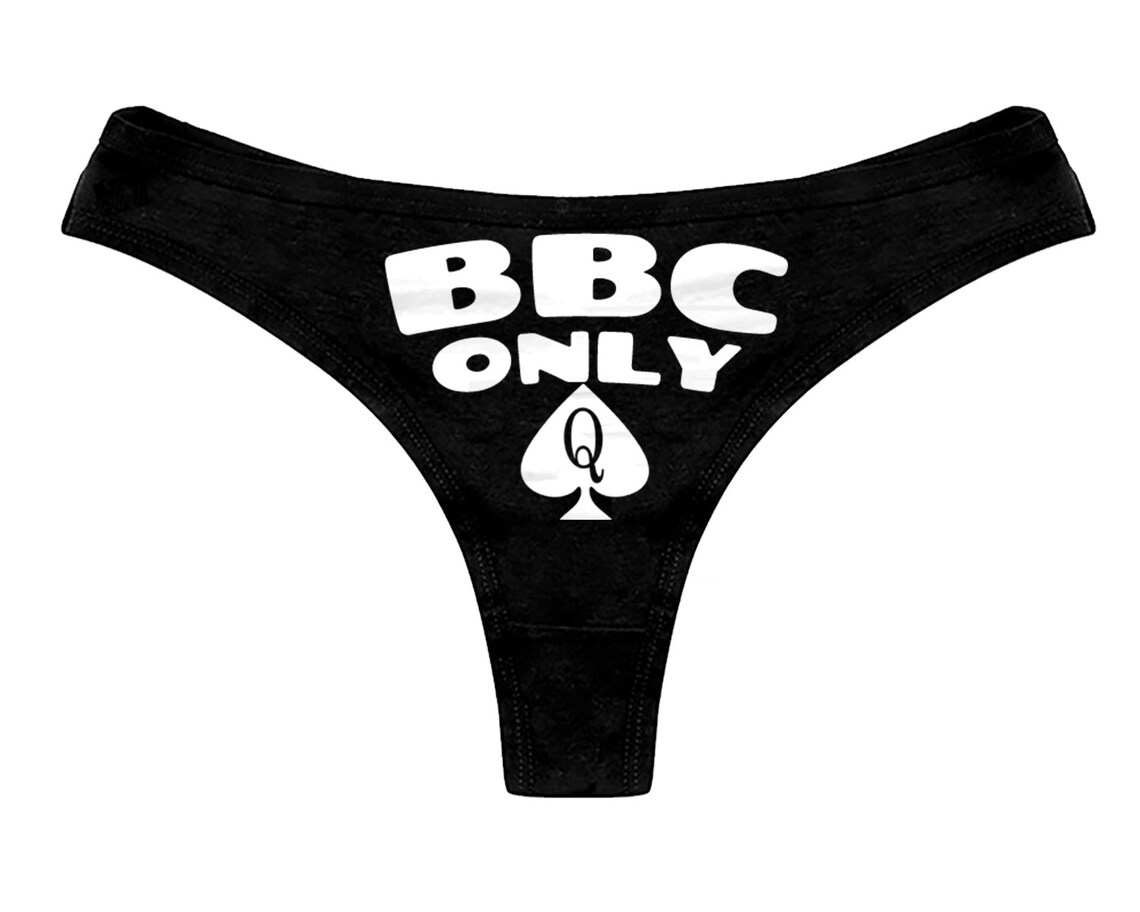 Bbc Only Panties Queen Of Spades Panties Bbc Panty Cuckold Etsy