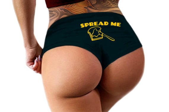 Spread Me Panties Funny   Panties Booty Bachelorette Party Bridal Gift Panty Womens Underwear