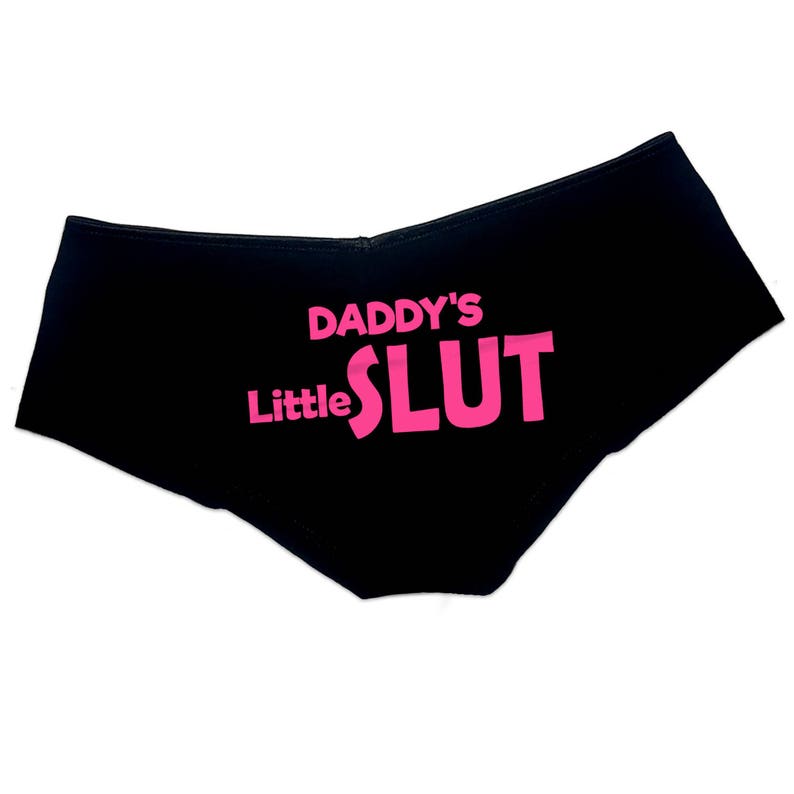 Daddys Little Slut Panties DDLG Clothing Sexy Slutty Cute Etsy