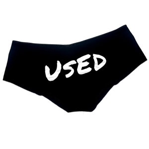 Used Panties BDSM Collared Submissive Whore Panties Booty Funny