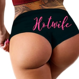 Hotwife Panties Hotwife Cuckold Queen of Spades Bachelorette Party Bridal Gift Hot Wife Booty Gift For Wife Underwear Womens Lingerie