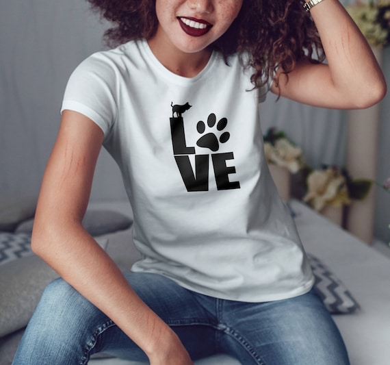 Love Cats Shirt, Womens Tee Shirt
