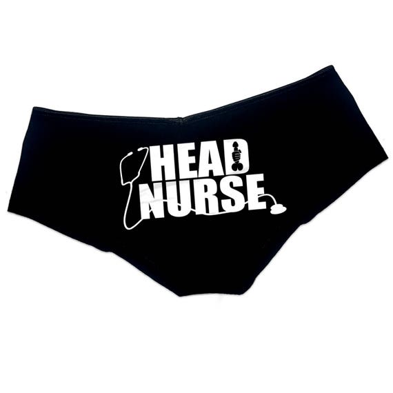Head Nurse Panties Sexy Slutty Funny Panties Booty Bachelorette