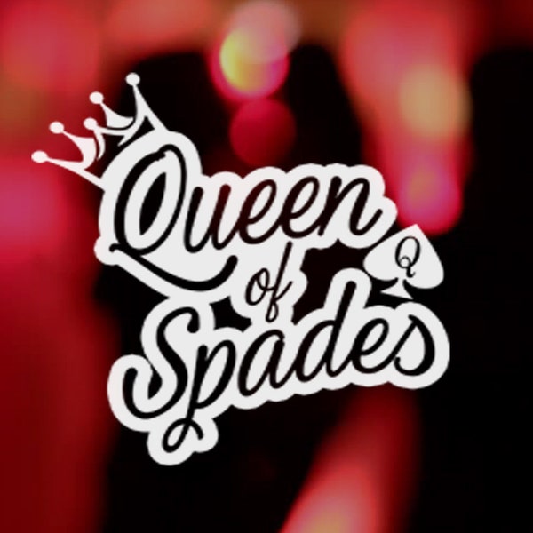 Queen Of Spades Decal Laptop Sticker Car Decals  Appliance Funny BBC Window Sticker