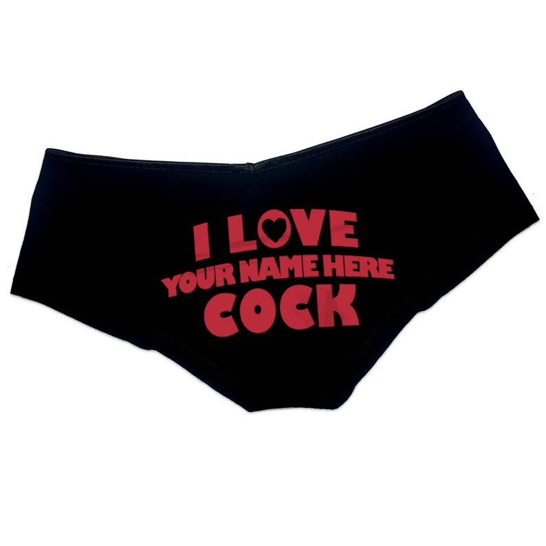 Personalized I Love Cock Panties Custom Personalized Panties Etsy UK