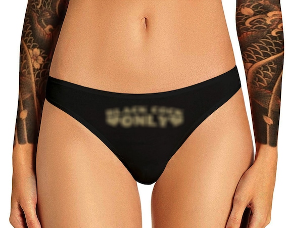 BBC Thong Black C@*! Only Panties Queen Of Spades BBC Queen Of Spade Cuckold Thong Panties