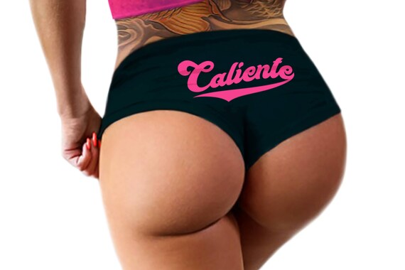 Caliente Panties  Funny  Panties Booty Naughty Bachelorette Party Gift For Her Booty Womens Underwear