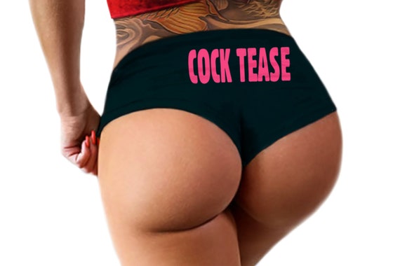 C@*! Tease Panties Funny   Panties Booty Bachelorette Party Bridal Gift Panties Booty Womens Underwear