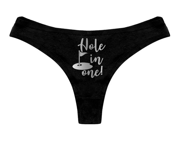 Hole in One Panties Funny Golfer Naughty Bachelorette Party Bridal