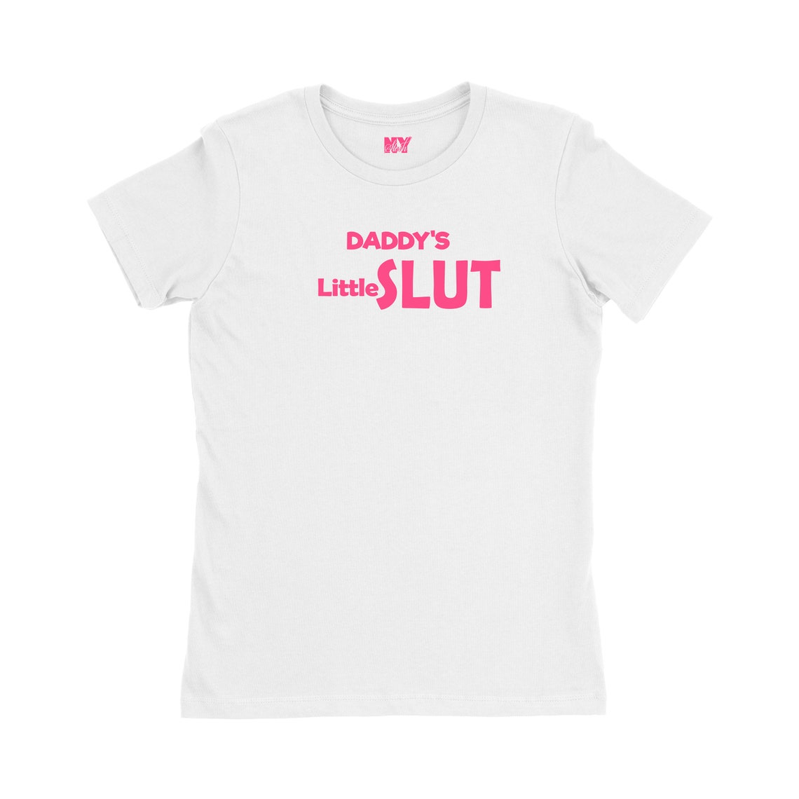Daddys Little Slut Shirt Ddlg Clothing Sexy Slutty Cute Funny Etsy Uk